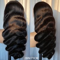 Perruques en cheveux humains ondulés avec dentelle frontale, densité 200, 13x4, sans colle, pour femme, perruque en cheveux humains ondulés avec dentelle HD 13x6