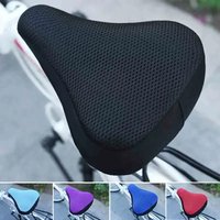 1/3pcs Bicycle Mesh Seat Cover Mountain Bike Cotton Cushion Cover Bicycle Saddle Heat Insulation Breathable Riding Equipment