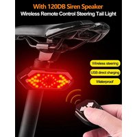 AliExpress Remote Controlled Turn Signal Tail Light Usb Rechargeable Mountain Waterproof Night Riding 32led Bicycle Turn Signal