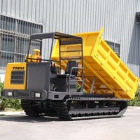 High Quality Crawler Dumper Mini Transporter 2 Ton Euro 5 Customized Hydraulic Crawler Dump Truck Farm Crawler Dumper Mini Trans