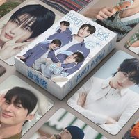 50PCS Byeon Wooseok Korean Star Holographic Photo Cards Set - Drama Loverly Runner Laser Lomo Card Cosplay Gift