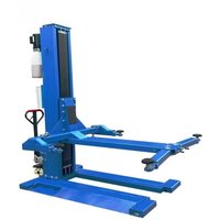High Quality 2.5T 3 Ton Portable Movable Car Elevator Single Post 1 Post Hydraulic Car Lift