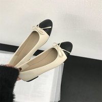 Mocassins de printemps avec nœud papillon pour femmes, chaussures élégantes à enfiler, mélange de couleurs, confortables, semelle souple, ballerines simples, nouvelle collection 2026