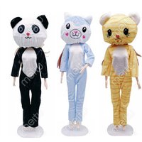 Kawaii Items Kids Toys Fashion Doll Clothes CartoonTiger Rabbit Panda Wear Animal Model Outfit Accessories For DIY Game