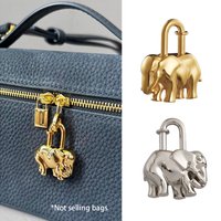 Luxury Bag Pendant For Birkin Kelly Bag Pegasus Lock Charm All-steel Animal Metal Lock Bag Pendant High-end Charm Necklace