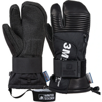 AliExpress propro Snowboard Ski Gloves Professional Thermal Waterproof Wrist Guards Snowmobile Cycling Leather 3M Cotton Skiing Gloves Men Women