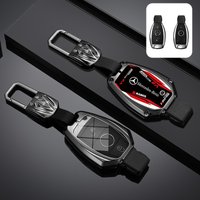 Auto Keychain Styling Accessories For Mercedes Benz A B C S Class AMG GLA CLA GLC W176 W221 W204 W205 Car Remote Case Cover