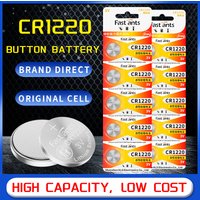 CR1220 3V Lithium Coin Battery Non-Rechargeable Button Cell for Watch Calculator Remote Car Key Toy Small Electronic Hot Sale