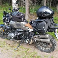 Motorcycle For R12 nineT R12 R12S Back Tail Bag Waterproof Dry Motor Saddle Pannier Backpack Large Capacity 48L With Air Valve