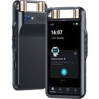 2025 Newest M5 5.0 Inch Touch Screen Language Translators Digital Recorder Device Portable AI Wireless Voice Recorder