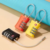 TSA Luggage Lock, Combination Padlock, 3 Digit Security Suitcase Lock Luggage Cord Lock with Cable for Travel Luggage Suitcase