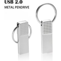 USB Flash Drive 128GB Fashion Memory Stick 64GB Light Pen Drive 32GB Metal USB Stick 16GB Mini External Storage 512M 256MB 128MB