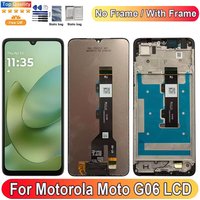 6.88''For Motorola Moto G06 LCD Display Screen Touch Panel Digitizer Replacement Parts For Motorola Moto G06 Power With Frame