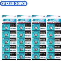 High Stability CR1220 Battery 3V Lithium Cell Replace BR1220 LM1220 DL1220 Long Lasting Power for Watch Electronic Toys Games