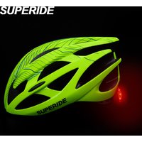 SUPERIDE Fahrradhelm für Kinder und Erwachsene mit Rücklicht, ultraleichter Rennradhelm, Outdoor-Sport-MTB-Fahrradhelm