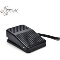 AC 250V 10A SPDT NO NC Antislip Power Foot Pedal Switch Black Nonslip Momentary Electric Power