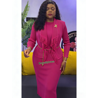 EGRM Fashion Solid Color Pleated Two-piece Set Women's Tassel Lapel Jacket and Casual Round Neck Vest Dresses 2026 New 9R5101