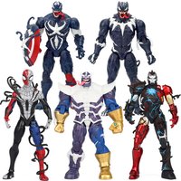 Marvel Legends Avengers Venom Parasite Series Iron Man Thanos Spider-Man Captain America Action Figure Anime Collectible Toy
