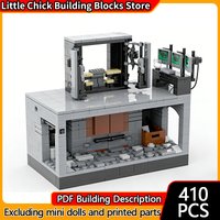 Popular Anime Model MOC Building Bricks Compact Cave Diorama Modular Technology Children Holiday Gifts Assemble Toys Suit