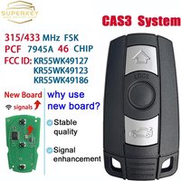 SUPERKE YKR55WK49127 KR55WK49123 KR55WK49186 PCF7945 Chip 315/868MHz Remote Smart Car Key For BMW 1/3/5/7 Series 2006-2012 CAS3