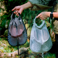 Outdoor-Rucksack mit Erweiterbarem Kängurutaschen-System, Multifunktionale Abnehmbare Schuhaufbewahrungstasche, Wander- und Kletterrucksack mit Externem Zubehörfach