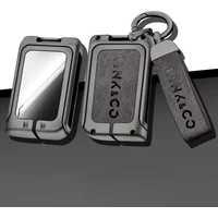 Zinc Alloy Car Remote Key Case Cover for Lynk&Co 01Phev 0105 Protection Keychain Keyless Set Bag Shell Interior Accessories