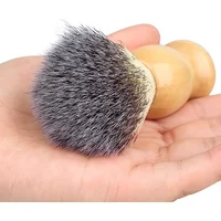 Men's Shaving Brush with Soft Bristles, Professional Beard Lather Tool for Soap Foam & Barber Shop Facial Grooming Kit