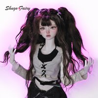 Kaka BJD Doll 1/4 Full SetF Bariy Body Y2k Style Street Fashion Look Original Design Movable Joint Dolls