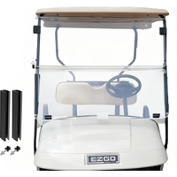 EZGO TXT Acrylic Front Folding Windshield for Ezgo TXT Golf Cart