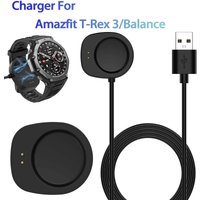 Charger For Amazfit T-Rex 3/Balance USB smartwatch Charging Cradle Dock Stand Cable Magnetic Cord Charge