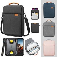 for Ulefone Armor Pad 5 Ultra 5 Pro Shoulder Bag Tablet Strap Handle Zip Pouch Waterproof Sleeve for Keyboard Mouse Carry Case