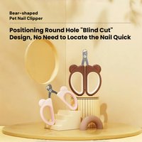 Professional Cat Nail Clipper Round Hole Pet Nail Trimmer Grooming Tool for Kitten