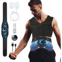 Electric Abs Toning Training Belt EMS Body Slimming Belt Waist Trimmer Abdomen Muscle Stimulator Weight Loss Massager Men Women