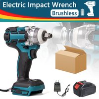 Clé à chocs électrique, moteur sans balais, couple fort, batterie Li-ion 30000Amh, lumière LED, clé sans fil, outil pour pneus de voiture