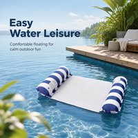 Double Tube Inflatable Float Mat Thickened PVC Stable Pool Float Anti-tilt Air Mattress for Beach Swimming Pool Summer Water