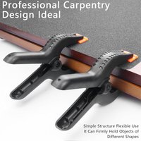 3/4/6/9 inch Wood Working Clip Plastic Clamp Nylon Spring Clamp Clips for backdrop,Wood Working, Photography,Craft, Art DIY