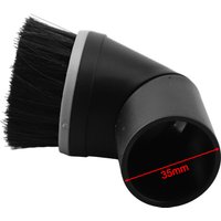 Round Dust Brush Nozzle With Nylon Bristles Fits 35mm Connection For Miele Classic C1 Eco Line Plus Vacuum Cleaners