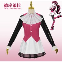 Monster Fantasy High Draculaura Cosplay Spectra Vondergeist Costume Adult Women Outfits Halloween Carnival Suit