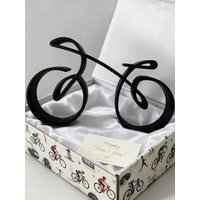 AliExpress NONE 1/2 Pcs Minimalist Bicycle Model, Elegant Bicycle Sculpture for Desktop Decoration, Home Office Gift for Bicycle Lovers