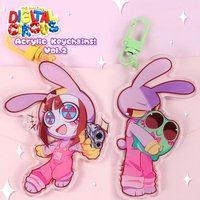 TADC Acrylic Keychain Double Sided Vol.2 Jax ver Pomni Jax Original Acrylic Handmade Cute Cartoon Anime Pendant Toy Creative