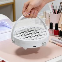 Dust Collector Nail Tech with 30 Filters Portable 0-6000 RPM Low Noise Nail Duster Extractor Nail dust collector
