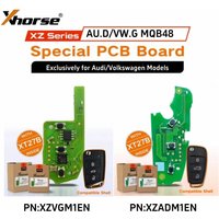 XHORSE XZVGM1EN XZADM1EN 3 Buttons XZ Series MQB48 Special PCB Board within XT27B Chip for Audi/VW Car Keys with Shell