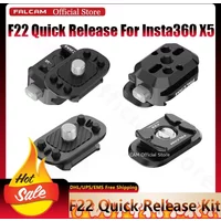 Falcam F22 Quick Release Kit for Insta360 X5 Camera Quick Detachable Board Motorcycle Riding Skiing Wing Mounted Flight Shooting