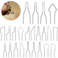 23Pcs Pyrography Wire Tips Heat Resistant Wood Burning Tips Replacement Durable Multiple Shape Pyrography Wire Pen Nibs for Wood