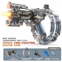 Children Simulated Firing and Recoil Electric Water Gun Toys Children Automatic Sensor Lights Water Pistol Outdoor Beach Kid Toy