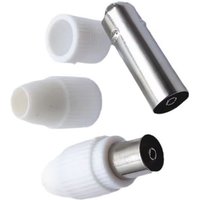2/5/10pcs 9.5 TV RF Free Welding RF Television Male OR Female Connector Plug Terminal Antenna Adapter White Colour C5