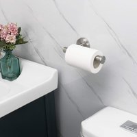 Bathroom Toilet Paper Holder Stainless Steel Wall Mount Screw Brushed Nickel Toilet Paper Roll Holder for Bathroom Kitchen