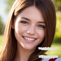 Silicone Denture Set Fit Temporary Orthodontic Teeth Dentures Fake Tooth Oral Hygiene Care Whitening Dentures Simulation Braces