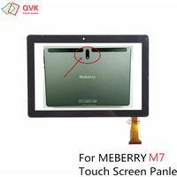 Black 10.1 Inch For MEBERRY M7 Android Tablet Capacitive Touch Screen Digitizer Sensor External Glass Panel M7