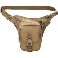New Outdoor Camouflage Training Leg Bag Outdoor Training Camping Small Waist Bag Mountaineering Cycling Multi functional Waterpr